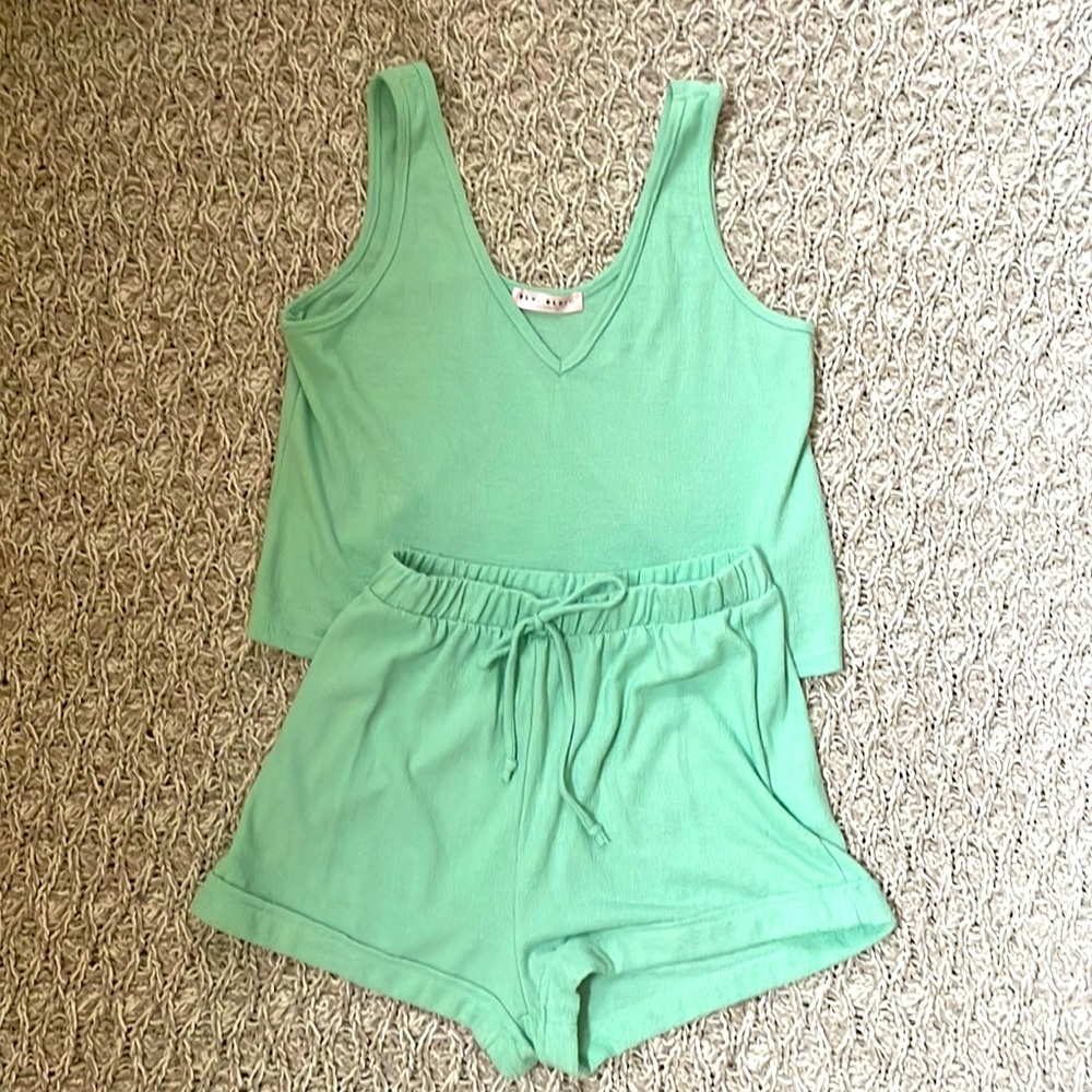 Blue blush matching set